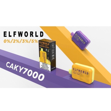 Disposable Vaping Device ELFWORLD CAKY7000PUFFS
