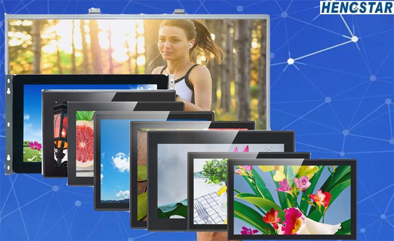 Open Frame Retail Digital Signage Monitor Display. 