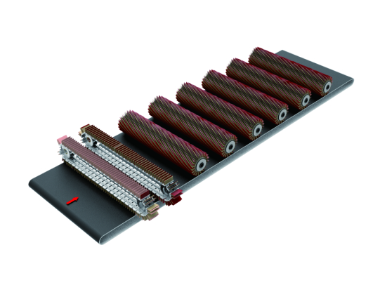 Profile Sanding Machine Intelligent profile sanding machine High efficiency profile sander Wood Profile Sander A9-A2L6