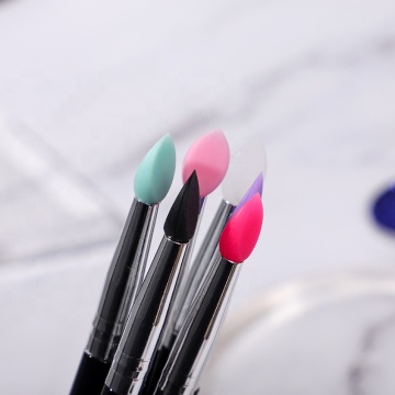 Private Label Silicone Makeup Eyeshadow Glitter Brushes