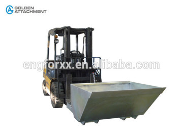 Hydraulic Dirt Bucket Forklift Attachment