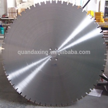 Laser welded 1200mm diamond wall saw blade for concrete wall , 48" concrete wall saw blade