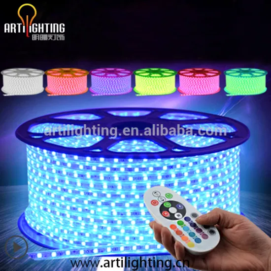 Good quality IP65 IP68 12V 110V 220V high output waterproof led rope light