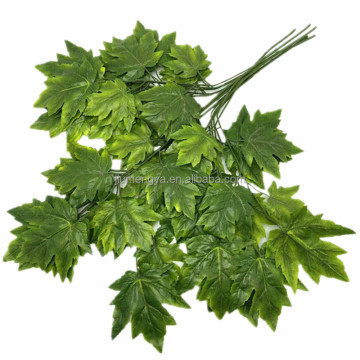 Artificial Maple Tree Leaf Stems for Greenery Wall Decor