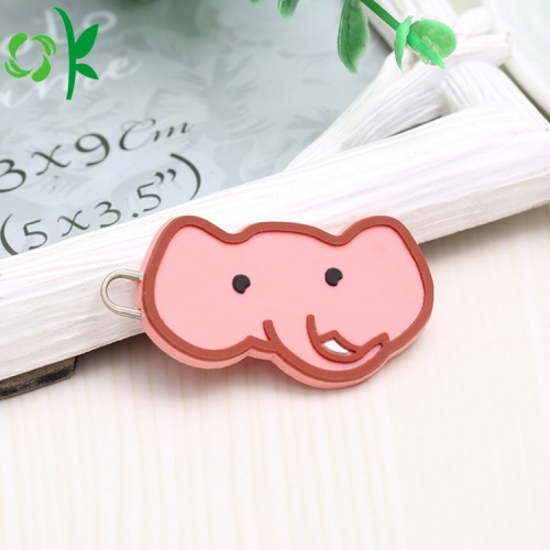 Ny design Custom Logo Silicone dragkedja Pull Wholesale