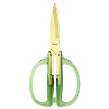 5 Inch Stylish Stainless Steel Sewing Scissors with Clear Acrylic Handle