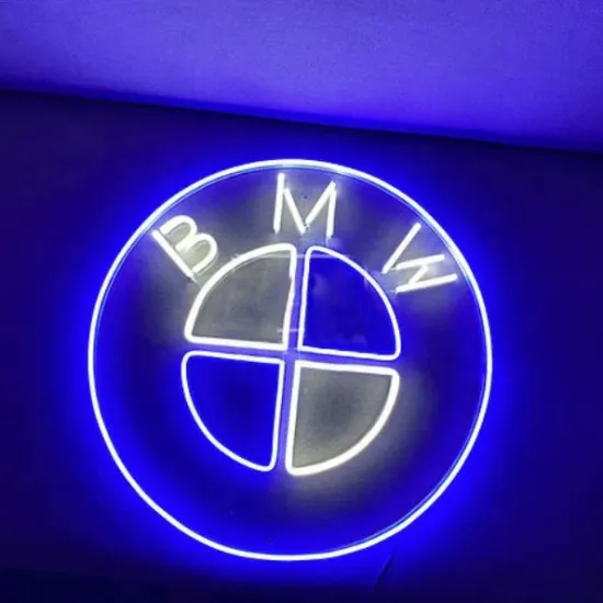 BMW Logo Neon Sign Custom LED Lamp for Bedroom Party Decor