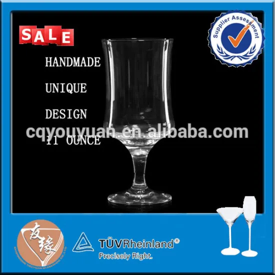 11oz elegant tulip beer glass with stem