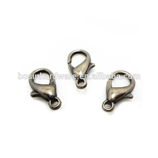 Fashion High Quality Metal Gunmetal Lobster Clasp