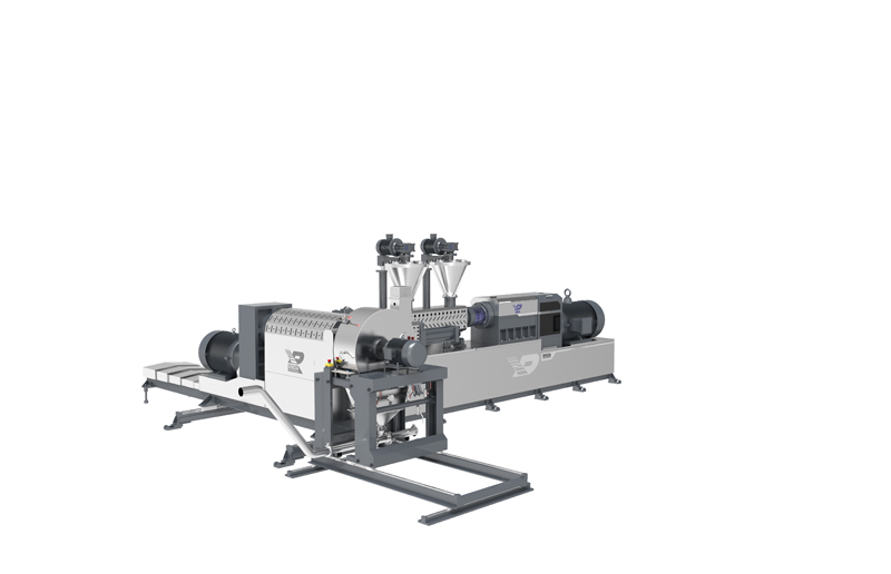 Black and White Masterbatch Comounding Extruder Machine