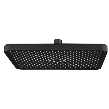Black High-Pressure Hand-Held Wall-Mounted Shower Head for Bathroom