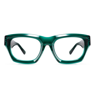 Green Acetate Optical Frame Square Acetate Optical Frame Factory