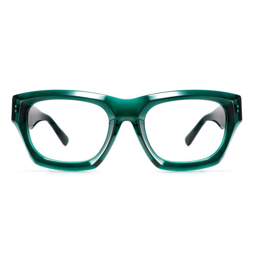 Green Acetate Optical Frame Square Acetate Optical Frame Factory
