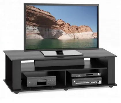 60 inch Wooden Black Universal Modern TV Entertainment Stands