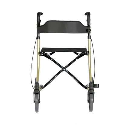 Folding European Style Aluminum Outdoor Rollator Walker