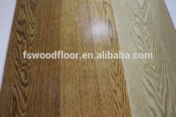 UV lacquered solid oak parquet flooring