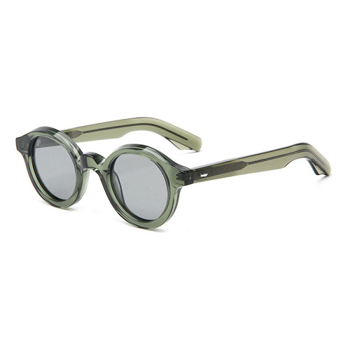 Vintage Small Chunky Round Acetate Sunglasses