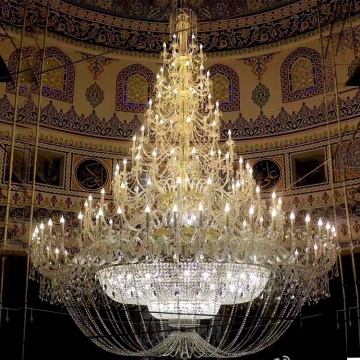Modern Customized LED Chandeliers for Large Banquet Halls and Foyers
