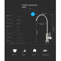 Filtre en acier inoxydable Fauteur de purificateur de consommation sans plomb