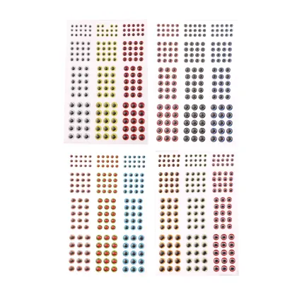 3D Fishing Eyes Stickers - Bionic Lure Accessory (3mm-6mm)