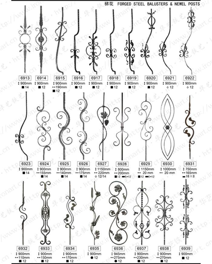 Wrought Iron Balusters