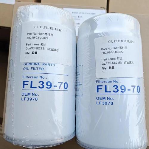 fuel filter oil filter FL39-70 FH3419 AF26613