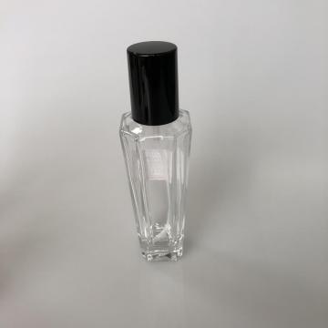 100ml clear bottle with sharp angle