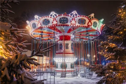 Outdoor Amusement Park Flying Chair Rides Equipment