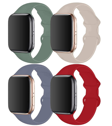 Banda de silicone compatível com Apple Watch