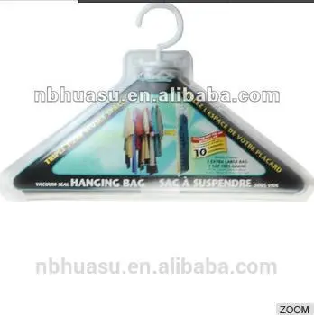 70*105cm hanging vacuum storage bag for clothes