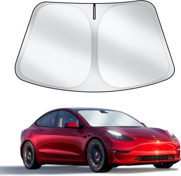 Poliester Sunshade Kereta Summer Model Tesla Model Y &amp; Model 3