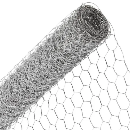 Galvanized Hexagonal Chicken Wire Mesh for Zoo Fencing - 6ft*30m, 3/8 inch, Crimped Screen Technique, Included Cutting Service