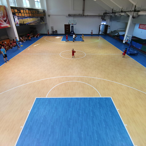 Pavimento di basket in PVC di motivi in ​​legno