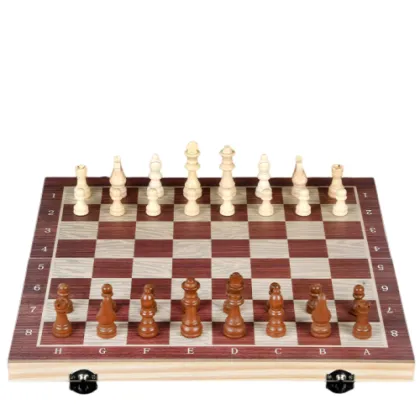 High Quality Wooden Chess Toy for Brain Training and Entertainment