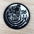 Patches en caoutchouc tissées 2D / 3D Vêtements de décoration individuels