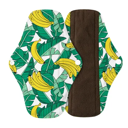 Bamboo Charcoal Cloth Reusable Menstrual Pads