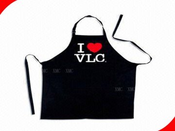 Silkscreen Printing 100% Cotton Twill Advertising Apron Custom Printed Aprons For Workshop