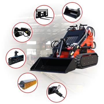 China Multi Function Mini Skid Steer Loader with Track