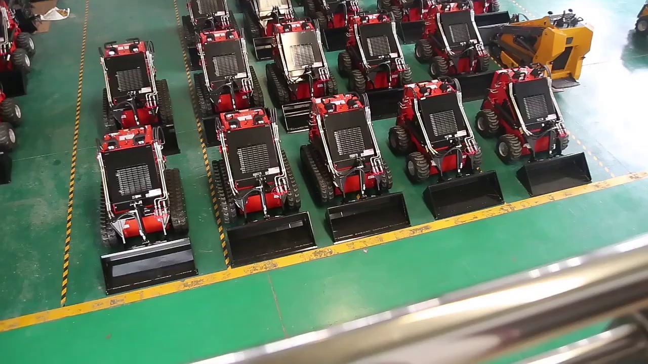 Free Shipping Factory Price Mini Skid Steer Loader with Attachments