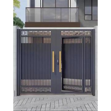 Portes de cour en alliage d'aluminium de qualité supérieure