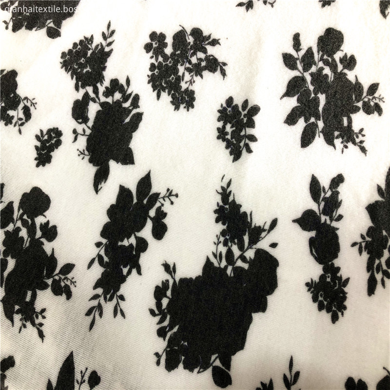Floral Print Nice Quality Brush Fabric