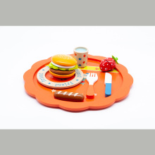 Hölzernes Kochen-Set-Spielzeug, hölzerne Spielzeuggebäude-Sets