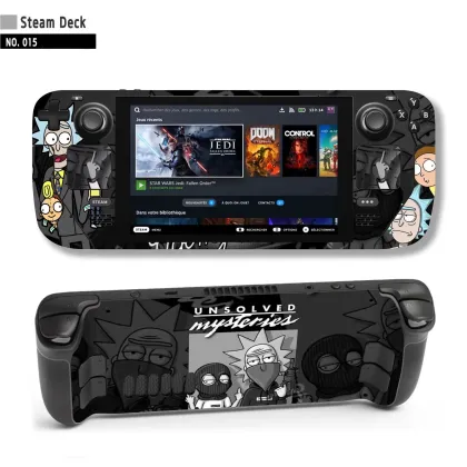 HD Scrub PVC Stickers and Skins for Valve Steam Deck Game Accessories