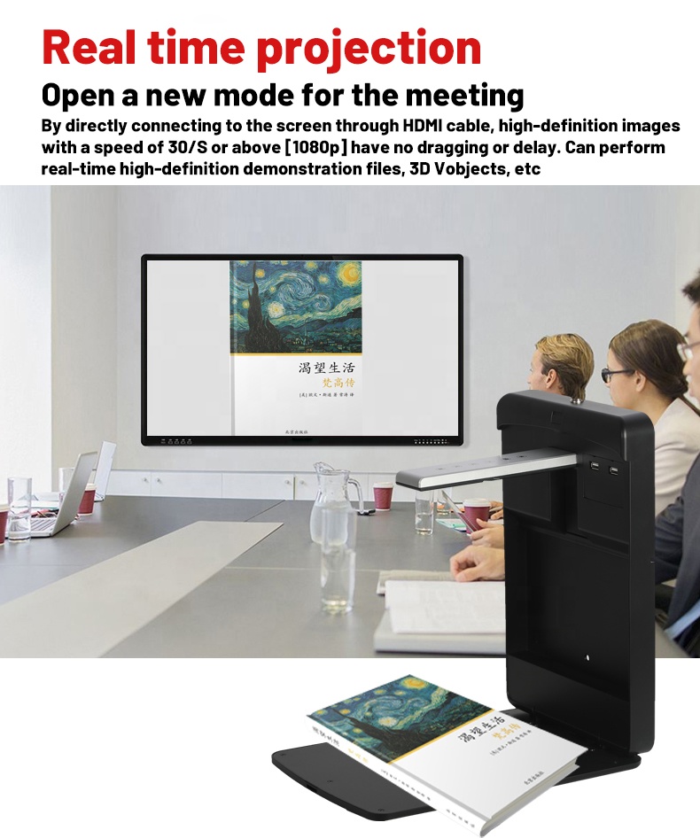 Foldable Visualizer High Resolution Camera Scanner