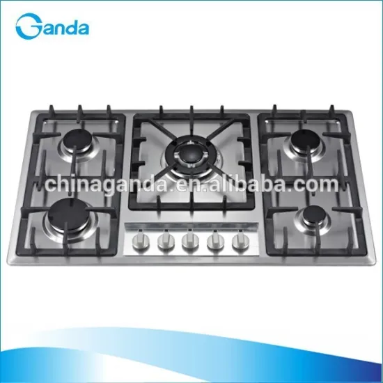 Stainless Steel Material Gas Hob with 5 Burners (GH-5S17)