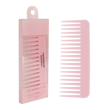 Red Plastic Styling Hair Comb Set for Salon Barber Use