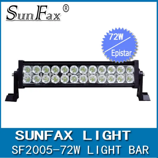 72W 13.5inch 12v off road led light bar, led light bars for Offroad Vehicle,Heavty Duty,Agriculture,Mine