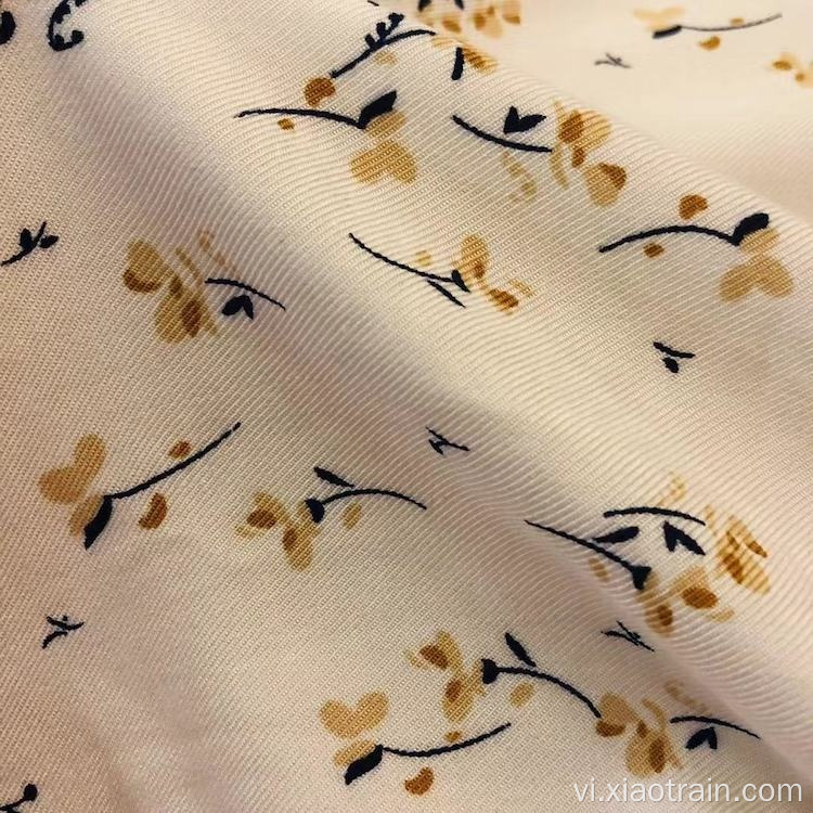 Vải dệt thoi 100% Rayon in Viscose Twill