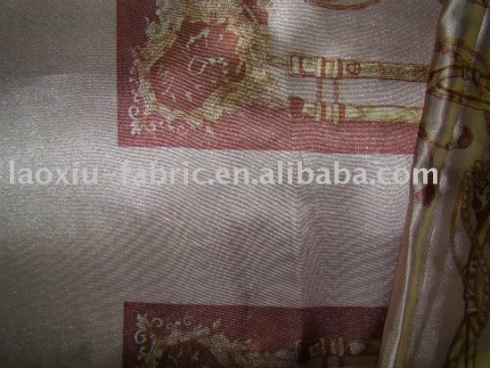 printed satin fabric
