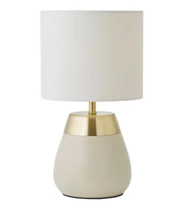 Modern Ceramic Table Lamp With Shade